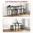 6-Piece Bar Table Set with 2 Breakfast Tables 4 Stools for Kitchen