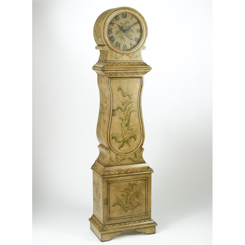 77'' H Solid + Manufactured Wood Grandfather Clock