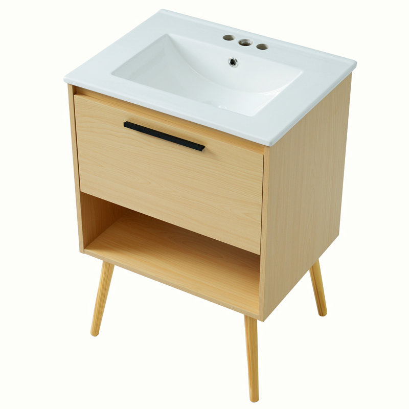 Multi-functional Bathroom Vanity with Sink Combo
