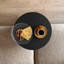 Adhem C-Shaped Round End Table with Rolling Wheels: A Movable, Space-Saving Side Table Perfect for Sofas, Living Rooms, Bedside Areas, and Optimizing Small Living Spaces-1694299246