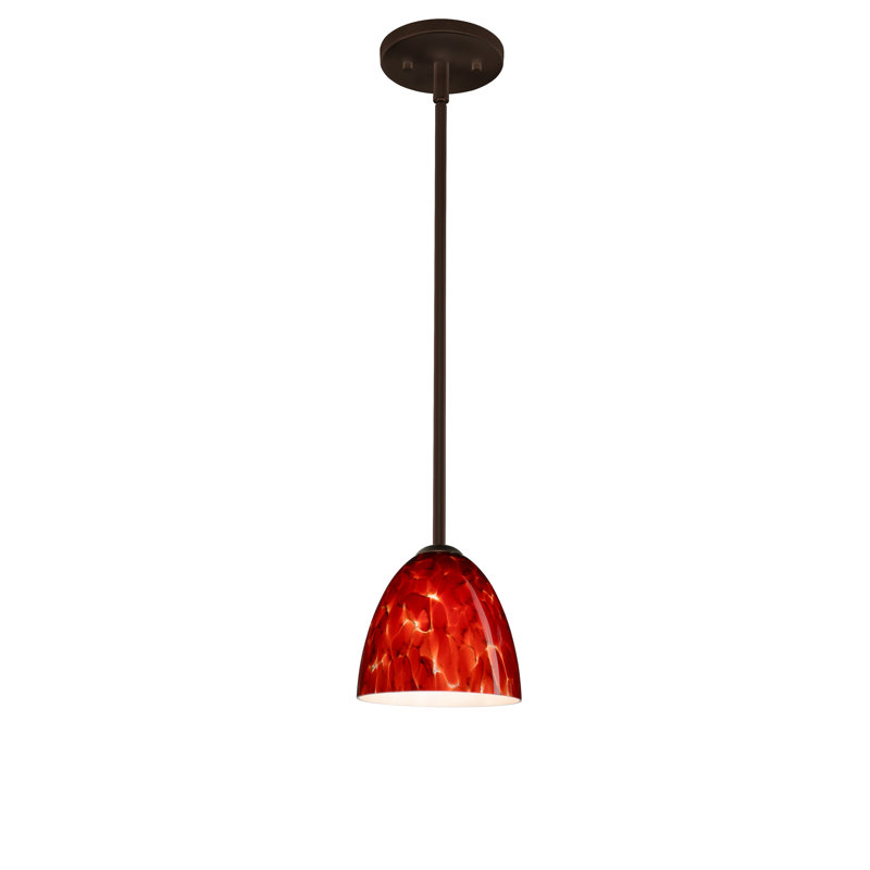 Vila 1 - Light Single Pendant, Bronze, Marble Grigio, LED
