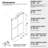 56-61" W x 76" H Frameless Double Sliding Shower Door, 3/8" (10mm) SGCC Clear Tempered Glass with R5 Beveled Edge, Shatter-Resistant Anti-Explosion Film, Easy-Clean Coating & Installation Hole Locator-114773342
