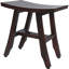 Banc de douche ou banc d'extérieur en teck curviligne Ripley-2088721575-2088721574