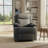 Dark Gray Manual Mini Recliner With A Fixed Base And Linen Fabric, Suitable For Small Spaces.-1154884925