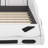 Race Car-Shaped Platform Bed With Wheels-1650053113