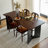 Vintage elegant solid wood dining table-108202945