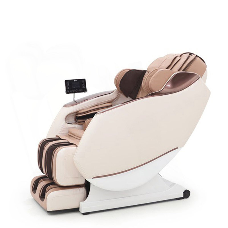Full Body Zero Gravity Shiatsu Massage Chair SL-Track Recliner With Airbag Speaker LCD Touch Screen+Mini Remote Voice Control Back/Seat Heat