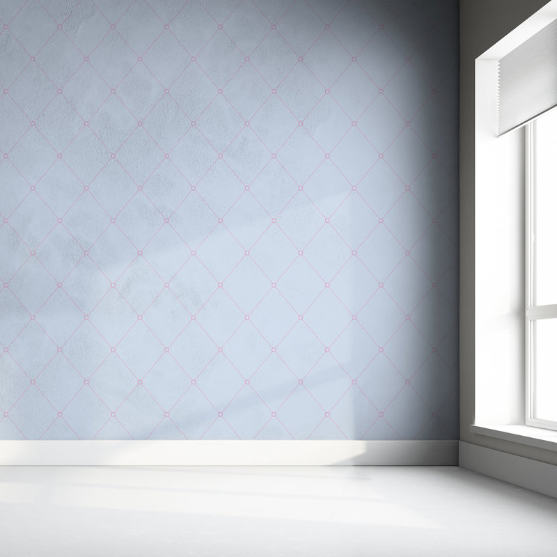 Rencher 10m x 52cm Matte Paste the Wall Wallpaper Roll, Light Blue