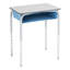 Bureau d'étudiant à hauteur ajustable avec boîte à livres (paquet de 2)-70693692-70693699
