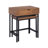 Atelier Industrial Solid Wood Nesting Table Set of 2 with Drawer and Tray Top-1034133055