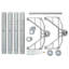 Organisateur paresseux en demi-lune Rev-A-Shelf-29100087-29100083
