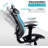 Ergonomic Office Chair With Advanced Lumbar Support And Smooth Mobility