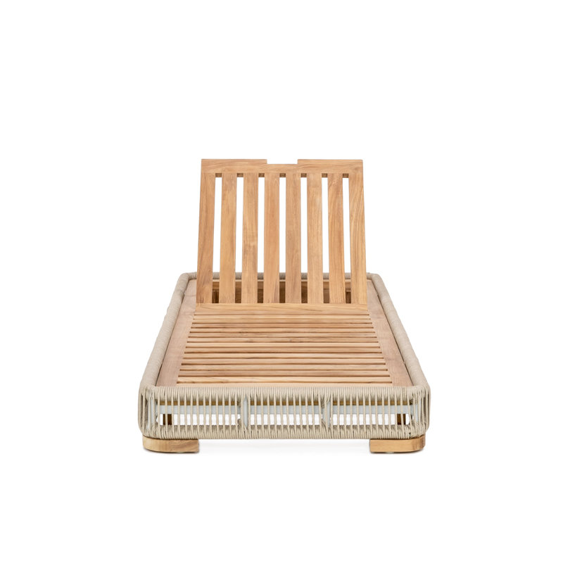 Campo Chaise Lounge- Charcoal, Charcoal, Beige