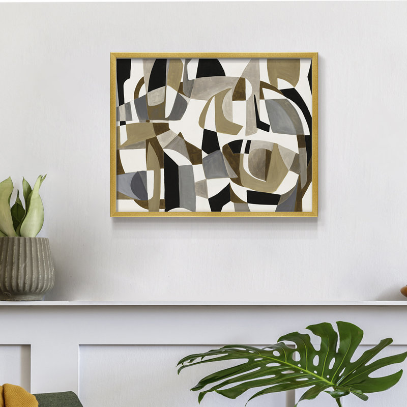 Circle Game -Framed Print - Restickable, 8" H x 10" W
