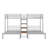 Metal Triple Bunk Bed For 3,Twin Over Twin&Twin Size Bunk Beds With Storage Shelves Staircase-460831710