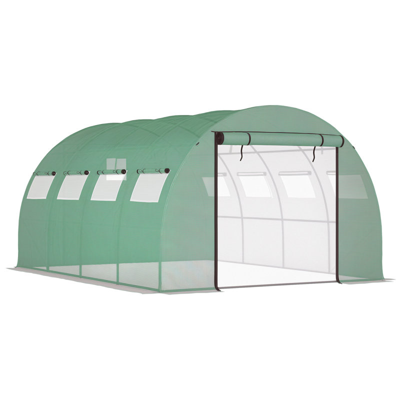 13'1.5" W x 9'8.25" D Greenhouse