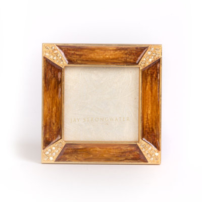 Leland Pavé Corner Metal Picture Frame
