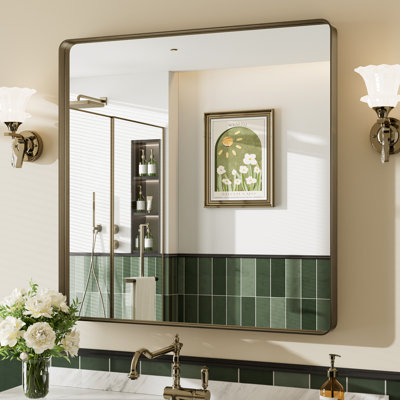 Miroir de salle de bain mural Llesenia