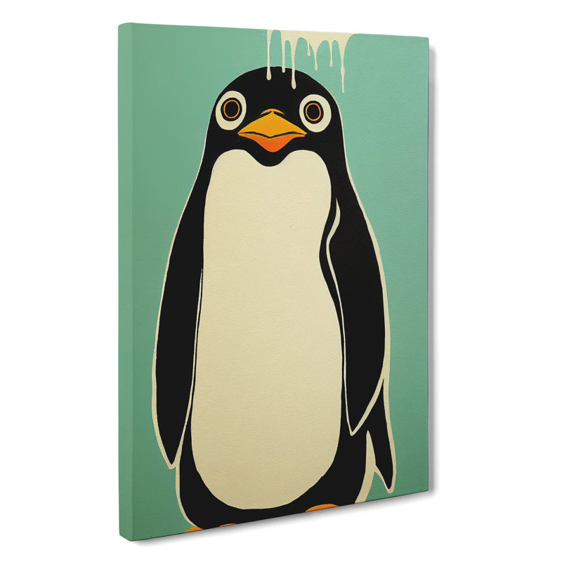 Little Penguin - Wrapped Canvas, 60cm H x 40cm W x 3cm D