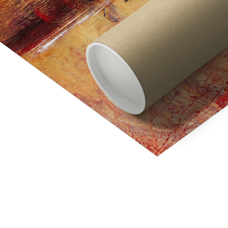 Autumn Water's Edge - Wrapped Canvas Print, Black Framed Paper Print, 34cm H x 50cm W