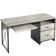 Labelle 55" W Writing Study Computer Table Workstation with Keyboard Tray
