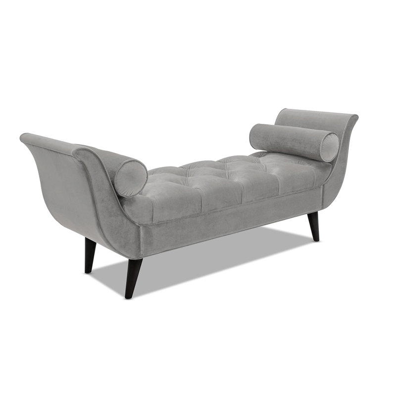 Banc Lucien, Gris opale, Noir