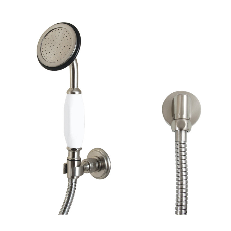 Ensemble de douche à main Kingston Kingston, Nickel brossé