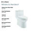 Daxton One Piece Elongated Dual Flush Toilet