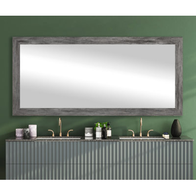 Engineered Wood Flat Wall Mirror