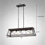 Luminaire suspendu pour îlot de cuisine 5 lumières Farmhouse Linear