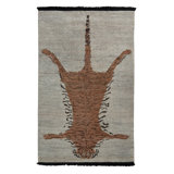 Burano Hand Knotted Wool Animal Print Area Rug