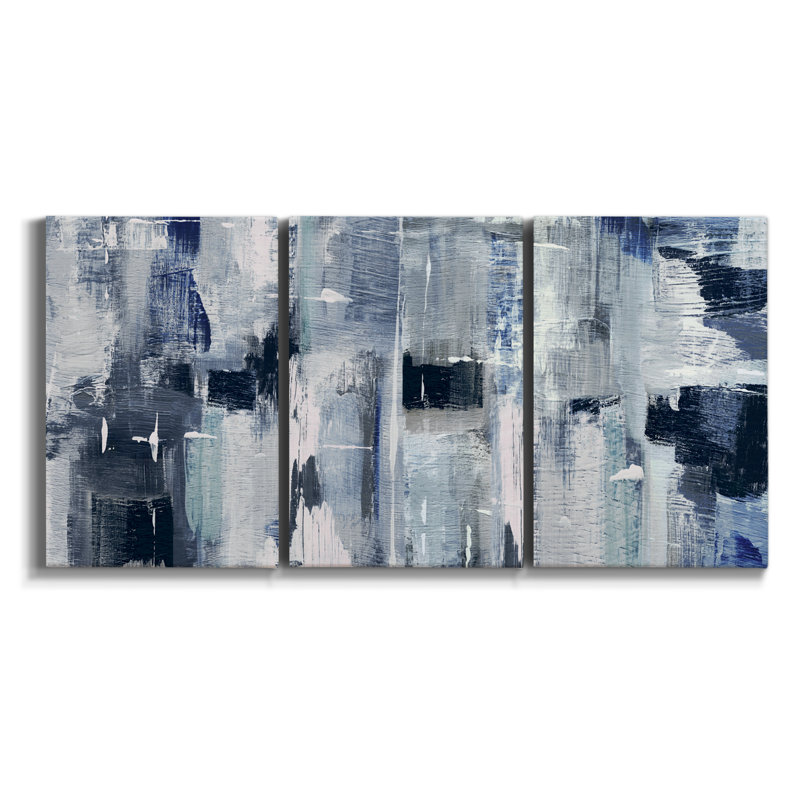 Doux nuit d'été - Toile encadrée à pièces multiples, H 27 po x l 54 po x P 2 po
