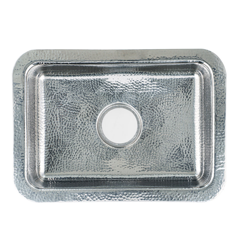 20" Dual Mount Single Basin Kitchen Sink, Stainless Steel