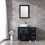 Ensemble de meuble-lavabo simple 36,6 po avec miroir Roberge-636154981