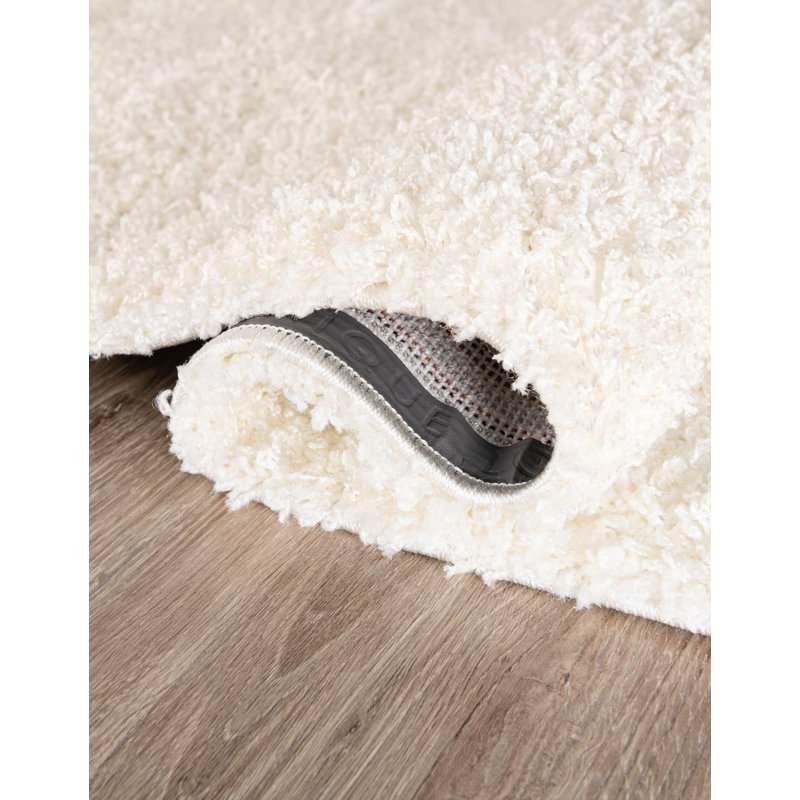Tapis blanc neige Roshane, Snow White, Runner 2'7" x 12'