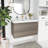 Kreelynn 36'' Single Sink Wall Mounted Bathroom Vanity with Resin Top-2077921063