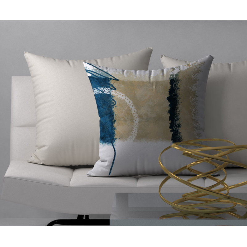 Housse de coussin carrée de renommée Munchy, 18 po x 18 po