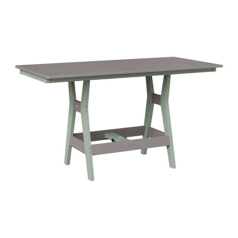 Table de salle à manger rectangulaire 66 po Berlin Gardens Harbor, Écume de mer, écume de mer, H 30,37 po x l 66 po x P 33 po