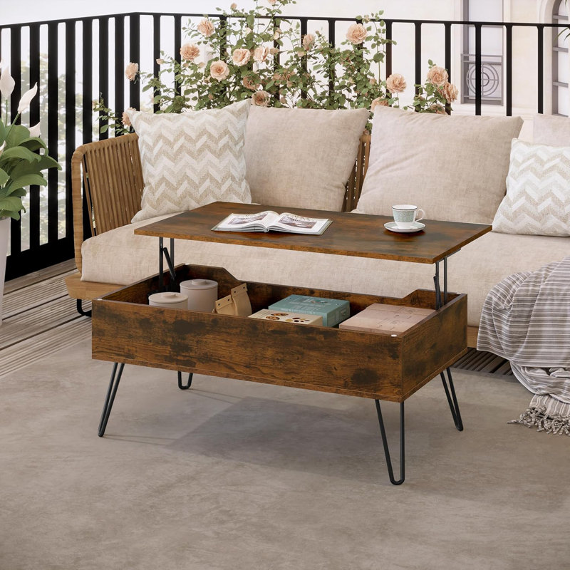 Alberth Lift Top Coffee Table with Storage