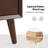 Corri Midcentury Modern 28''W 2-Drawer End Table with Charging Station and Open Shelf-780723588