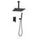 Square Complete Shower System With Rough-In Valve