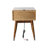 Izabell 20.08 " W Acacia Solid Wood Nightstand