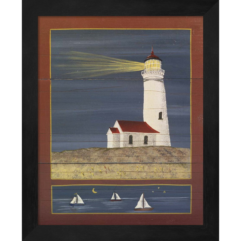 Phare par Susan Clickner, art encadré (ensemble de 2)