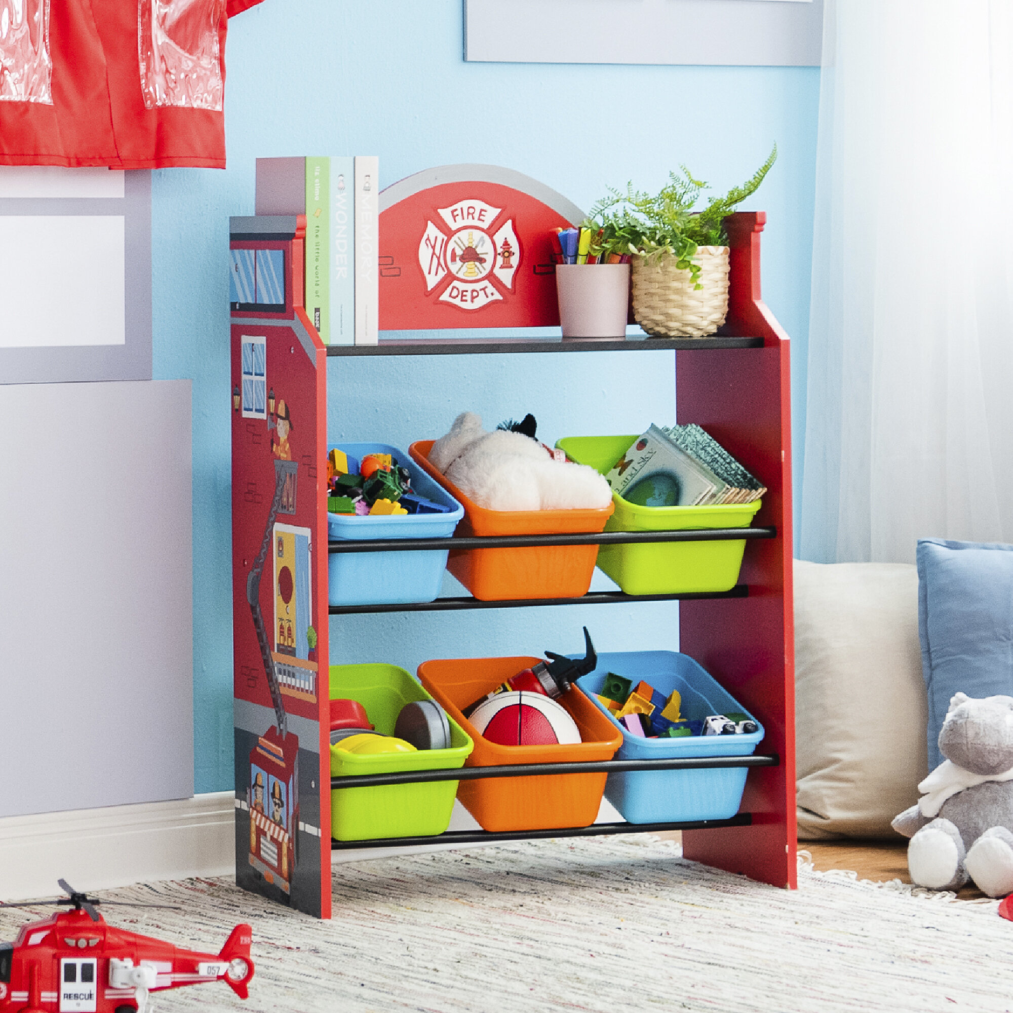 https://assets.wfcdn.com/im/61926647/compr-r85/8580/85809133/little-fire-fighters-manufactured-wood-toy-organizer-with-bins.jpg