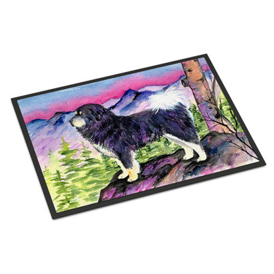 Tapis de porte d’intérieur anti-dérapant tibétain