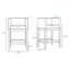 Tabouret de comptoir Kingsley