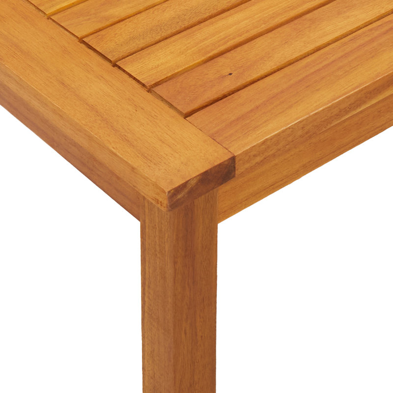 Solid Wood Coffee Table, 38cm H x 45cm L x 45cm W