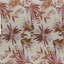 Chaises d'appoint florales rouges, ensemble de deux