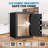 Besafety 3.55 Cuft Large Safe Box, Digital Keypad Home Safe With Fireproof Bag & Alarm System, Fire And Water Resistant Security Safe For Money Valuables Black
