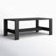 Sterling Metal Outdoor Coffee Table with Slat Top
